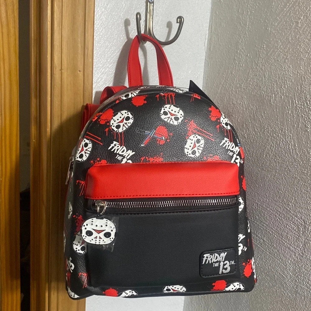 Friday the 13th mini backpack+Jason Voorhees 13 Jersey XXL🔪🩸
